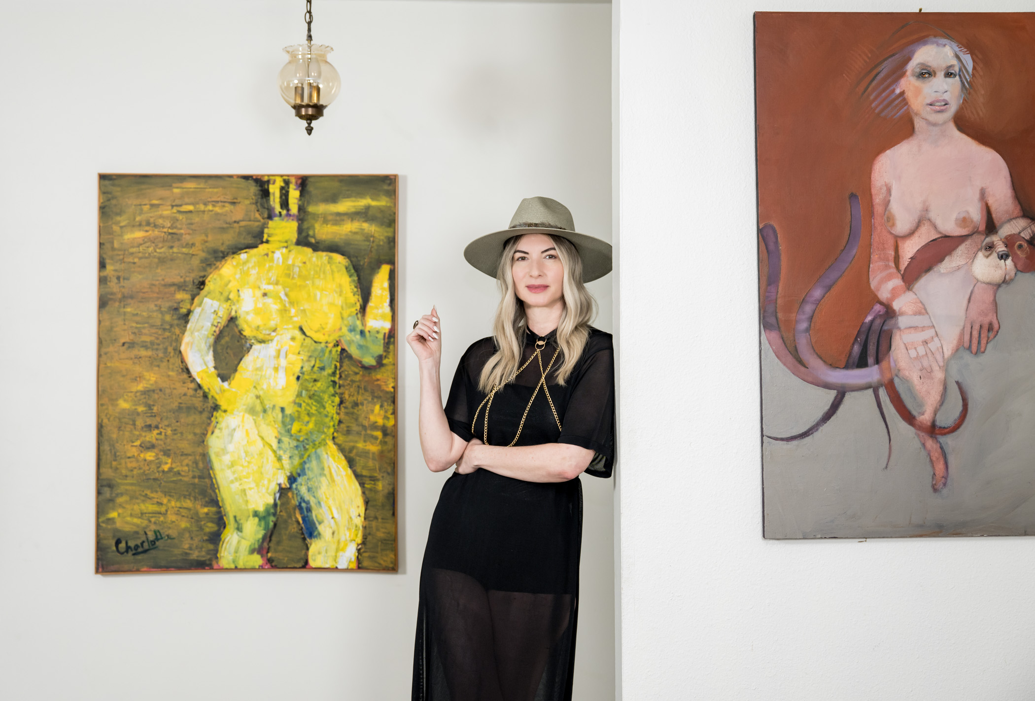 Austin Colorist Emily Clay in her studio
